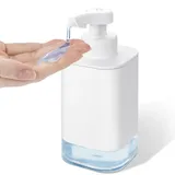 Seifenspender Automatisch mit Sensor Infrarot Elektrisch: 400ml Automatischer No Touch Dispenser Soap mit USB Aufladung Batterie für Bad, Küche, Home Weiß