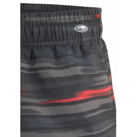 KangaROOS Badeshorts KangaROOS Schwarz/Grau M