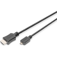 Digitus HDMI High Speed Verbindungskabel, Typ-D auf Typ-A