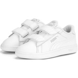 Puma Smash 3.0 L V Inf Sneaker White Cool Light Gray, - Weiß,Grau - 22