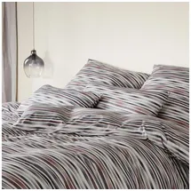 ELEGANTE Desire Gestreift Blau/Rot 135 x 200 cm + 80 x 80 cm