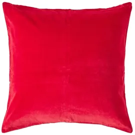 Homescapes Kissenbezug Homescapes 60 x 60 cm Rot