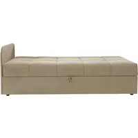 alina Schlafsofa »Marla«, inkl. Stauraum, Armlehne wahlweise links ode rechts beige