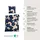 SCHIESSER Blossom Floral Blau 135 x 200 cm + 80 x 80 cm