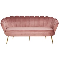 SalesFever 3-Sitzer »Clam«, extravagantes Muscheldesign, Breite 180 cm rosa