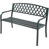casa.pro Opsasar 127 x 54 x 88 cm Dunkelgrau mit grüner Patina