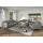 s-style möbel Sessel Azalea Luxusmikrofaser 70 x 70 x 70 cm Grau