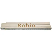Heka Zollstock Robin 2 m, weiß