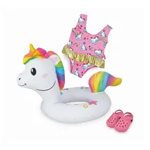 Heless Puppen-Schwimmset Einhorn Henri 28-35 cm