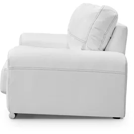 beautysofa Relaxsessel, Weiß, Leder, 128x88x98 cm, Wohnzimmer, Sessel, Polstersessel