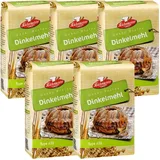 BIELMEIER Mehl Dinkelmehl Type 630 5 Stück á 1kg Küchenmeister