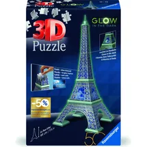 Ravensburger 11591 3D Puzzle 216 Teile Eiffelturm Glow-In-The-Dark Edition