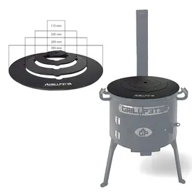 Grillpeter Adapterplatte Ø 35 cm Stahl