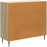 vidaXL Sideboard 89 x 80 x 34,5 cm Braun