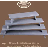 Weigla Fensterbank/Unterstellbank"60 cm Grau Schwibbögen und Blumentöpfe Erzgebirge garantiert