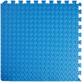 Tectake tectake® Bodenschutzmatte blau