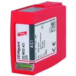 Dehn 952024 Überspannungsableiter Typ 2 Schalter- Funkenstrecken-Schutzmodul f. DEHNguard ACI DG MOD ACI 275 DGMODACI275