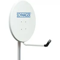 Schwaiger 128 Satellitenschüssel SAT-Antenne Satelliten-Anlage Offset-Antenne LNB-Tragarm Masthalterung Sat-Schüssel