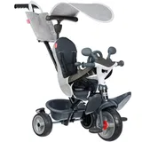 Smoby Baby Driver Grau - 3-in-1 Kinder Dreirad, mitwachsendes Multifunktionsfahrzeug mit Premium Ausstattung, für Kinder ab 10 Monaten