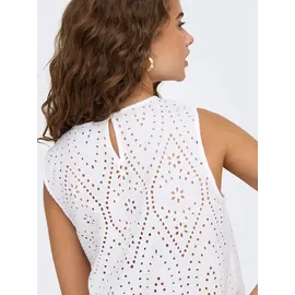 Only Spitzentop ONLTULUM SL EMB TOP Weiß S