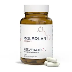 MOLEQLAR Resveratrol Trans-Resveratrol Kapseln 60 St