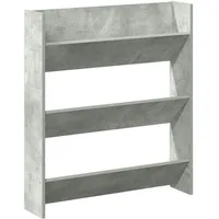 VidaXL Wand-Schuhschrank 80 x 90 x 18 cm Betongrau