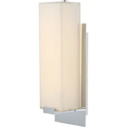LED Wand Lampe Esszimmer Glas Leuchte Chrom Küchen Strahler satiniert