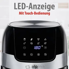 Alpina Heißluftfritteuse 3,5 L schwarz