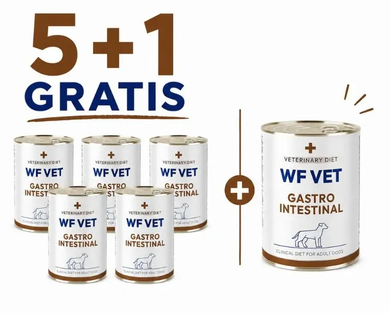 WF VET Gastrointestinal für Hunde 5x400g + 1x400g GRATIS