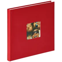 walther design Fotoalbum rot 26x25 40 Seiten Buchalbum FA-205-R