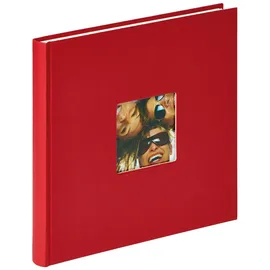 walther design Fotoalbum rot 26x25 40 Seiten Buchalbum FA-205-R