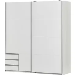 Schwebetürenschrank  2-türig  Emden ¦ weiß ¦ Maße (cm): B: 180 H: 198 T: 64.0