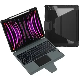 Nillkin Tastaturhülle für iPad Pro 12,9" (2020/2021/2022) / Air 13" Schwarz