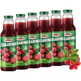 6x 750ml Cranberrysaft Vitamin C 100% natürlich Saft premium ohne Zusätze BIO