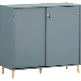 Schildmeyer Serie 500 Aktenschrank 100,1 x 41 x 92,6 cm blau