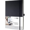 Notizbuch Conceptum® ca. DIN A4 blanko, schwarz Hardcover 194 Seiten