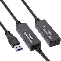 InLine USB 3.2 Gen.1 Aktiv-Verlängerung USB-A Stecker an USB-C Buchse, 10m