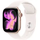 APPLE Watch Series 11 GPS 42, 2025 Smartwatch Aluminiumgehäuse Fluorelastomer, 150-200 mm, Rosegold/Blush