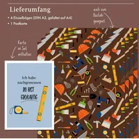 dabelino Geschenkpapier-Set: Werkzeuge, Handwerker (für Männer)