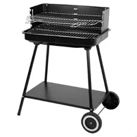 Aktive Tragbarer Holzkohlegrill, 55 x 43 cm, Grillroste aus
