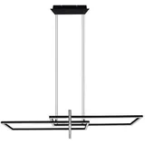 Trio LED-Pendelleuchte Salinas Alu, Eisen, Stahl & Metall Schwarz