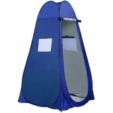 Trintion 190cm Pop up Toilettenzelt Wurfzelte Duschzelt für Outdoor Camping Dusche Blau