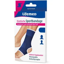Lifemed Sportbandage Knöchel blau M