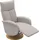 Home Affaire TV-Sessel Glendale Polyester 75 x 112 x 82 cm Silber mit Aufstehhilfe