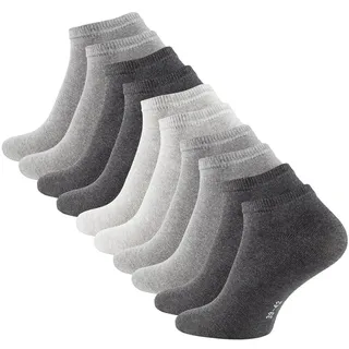 STARK SOUL® 10 Paar in Grautöne-Mix | Gr.: 39-42
