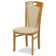 Home Affaire Esszimmerstuhl »FERDI Made in Italy, Massivholz« (Set) 2 Stk.Bezug Feinstruktur (wasser- und fleckabweisend) oder Struktur, beige