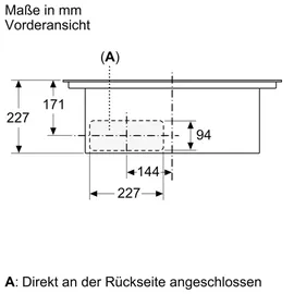 Siemens ED707HQ26E - iQ500, Kochfeld mit Dunstabzug (Induktion) 70 cm, flächenbündig, (integriert)