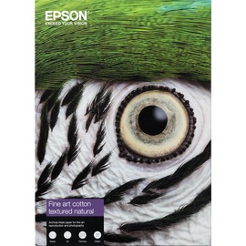 Epson Fine Art Cotton Textured Natural Inkjetpapier naturweiß, A4, 25 Sheets