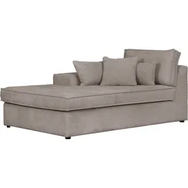 OTTO home Ottomane Enid 130 x 75 cm Grau