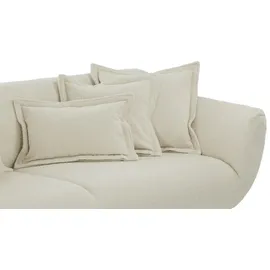 LIV'IN Sofa 3-Sitzer LIVIN PATRAS (BHT 235x80x108 cm) - - Holzfüße - mit Kissen